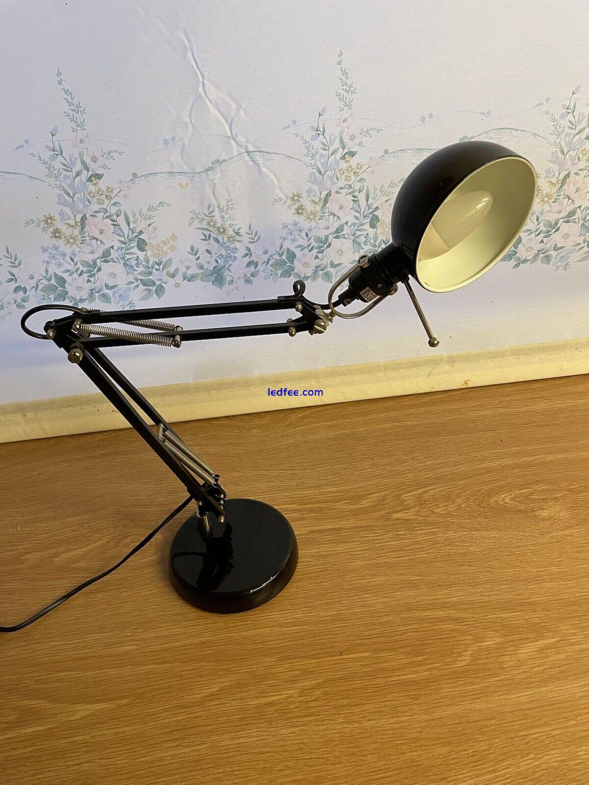 Ikea Forsa Desk Lamp Anglepoise Style Table Bedside Work Lamp Black 0 