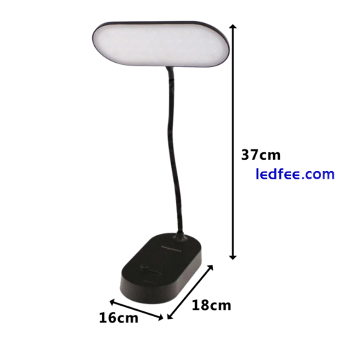 Table Bedside Reading Desk Lamp USB Rechargeable LED Study Night Light Home 1 