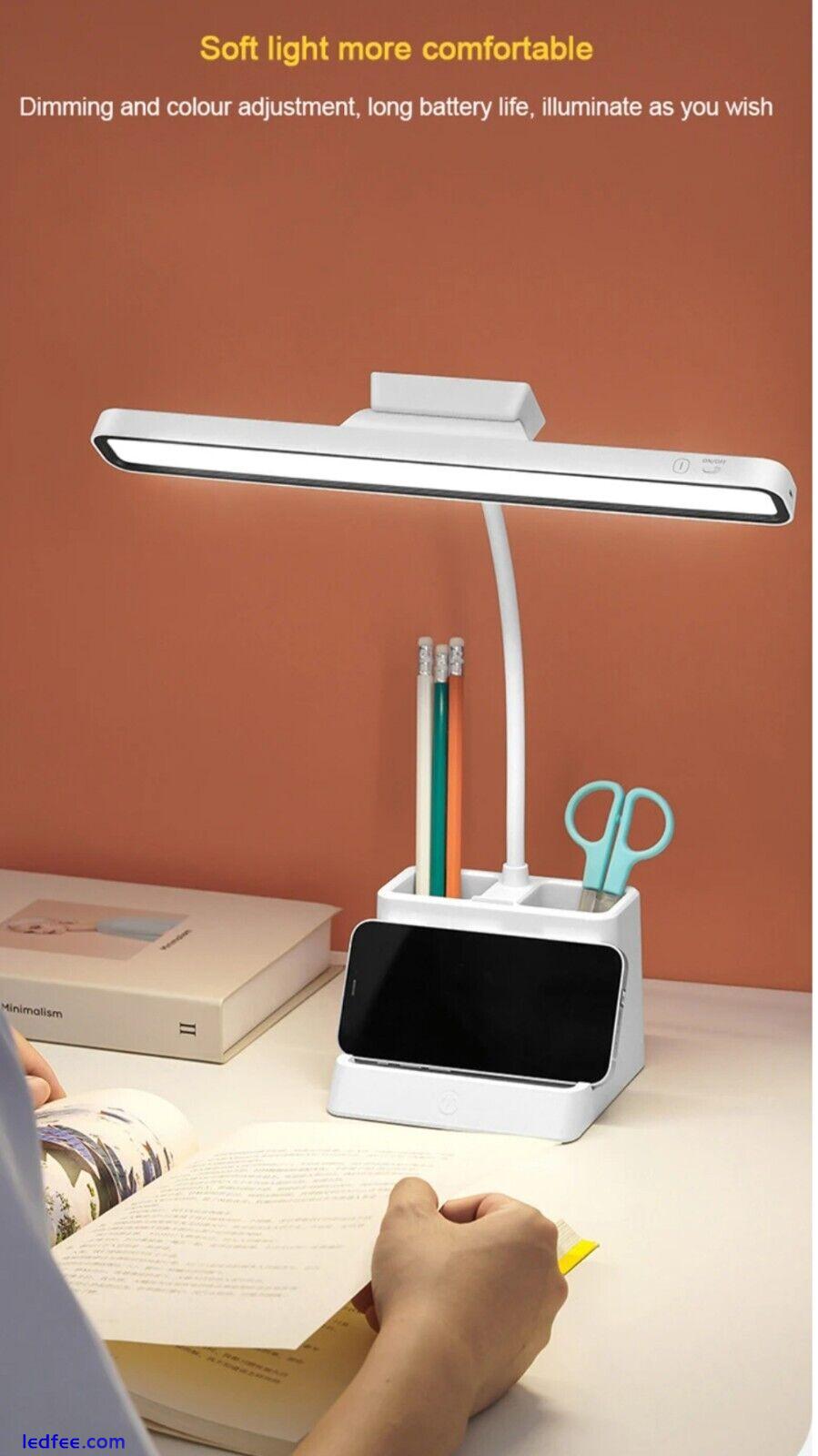Magnetic Desk Lamp LED USB Rechargeable Dimmable Light / 10 Day Delivery  0 