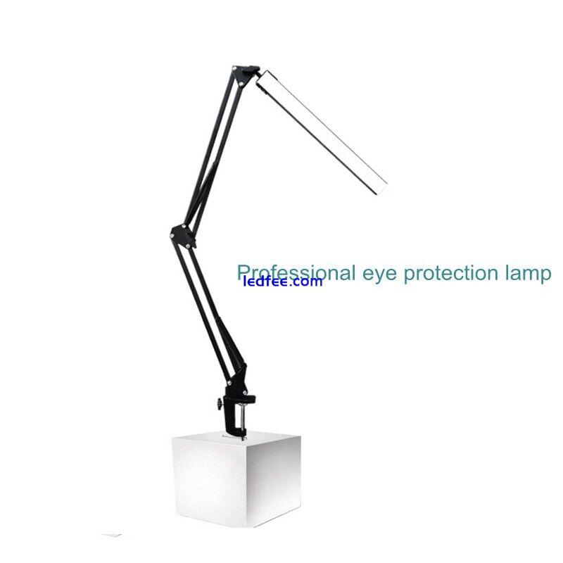 LED Desk Light Folding USB Long Arm Eye Protection Reading Light Office Table-UK 4 