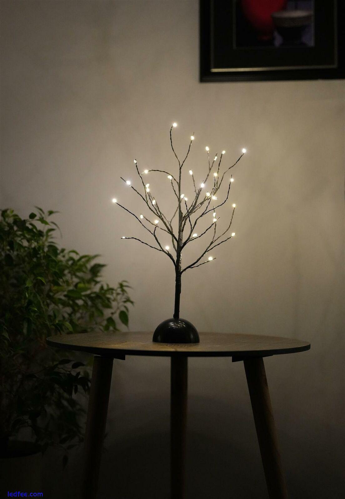 Christmas Tree Lamp 32 LED Bonsai Twig Light Bedside Desk Table Party Home Decor 1 