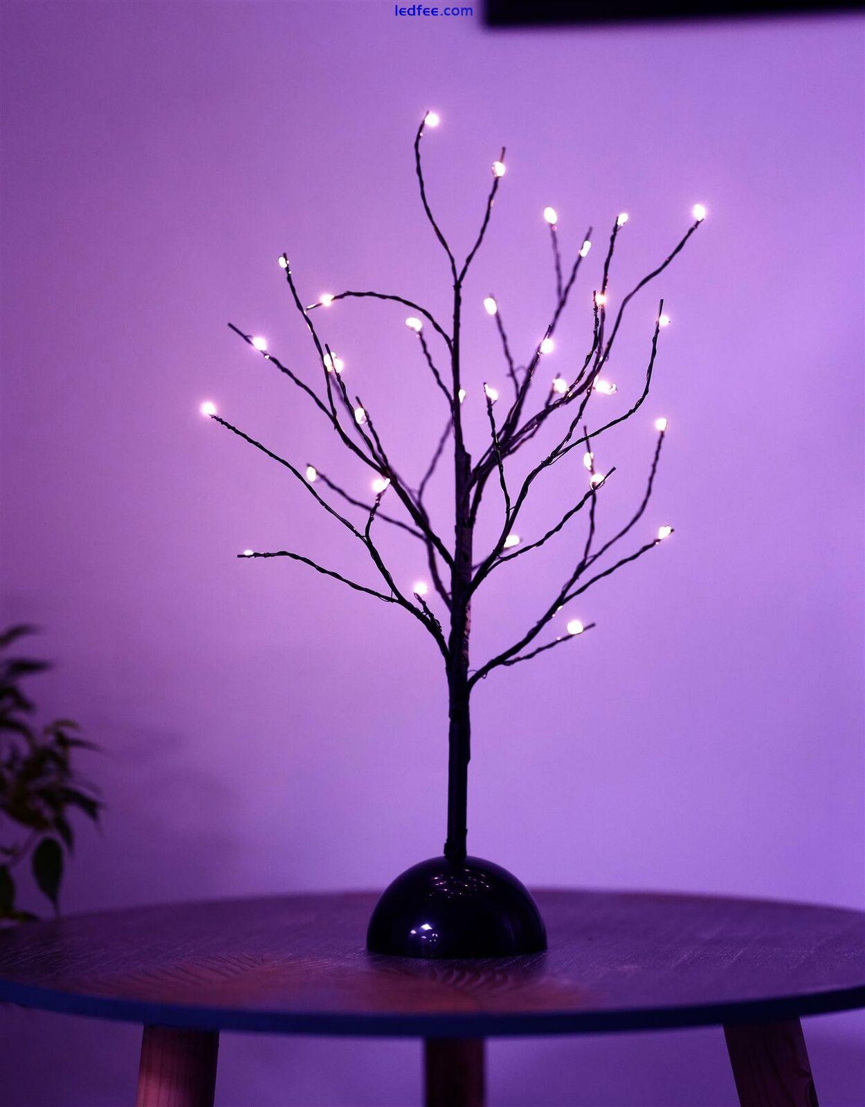 Christmas Tree Lamp 32 LED Bonsai Twig Light Bedside Desk Table Party Home Decor 2 