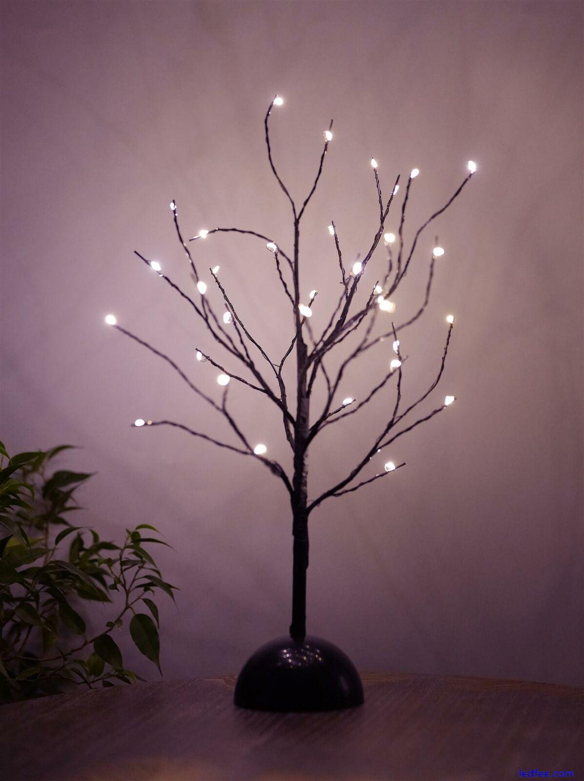 Christmas Tree Lamp 32 LED Bonsai Twig Light Bedside Desk Table Party Home Decor 0 