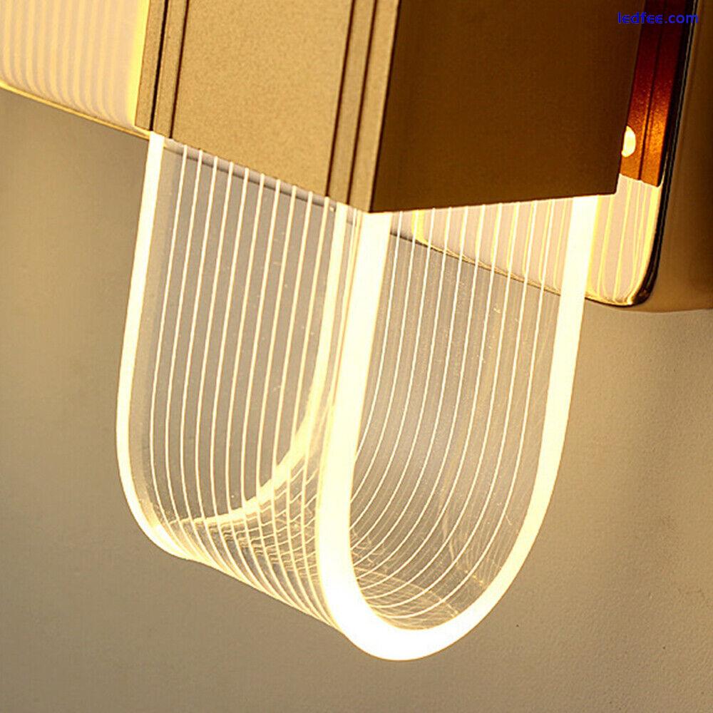 Indoor Acrylic Wall Sconce Light Creative Wall Dimmable LED Lamp Home Decor 2 