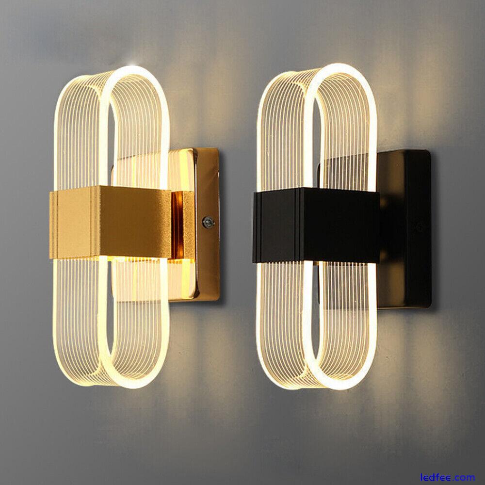 Indoor Acrylic Wall Sconce Light Creative Wall Dimmable LED Lamp Home Decor 1 