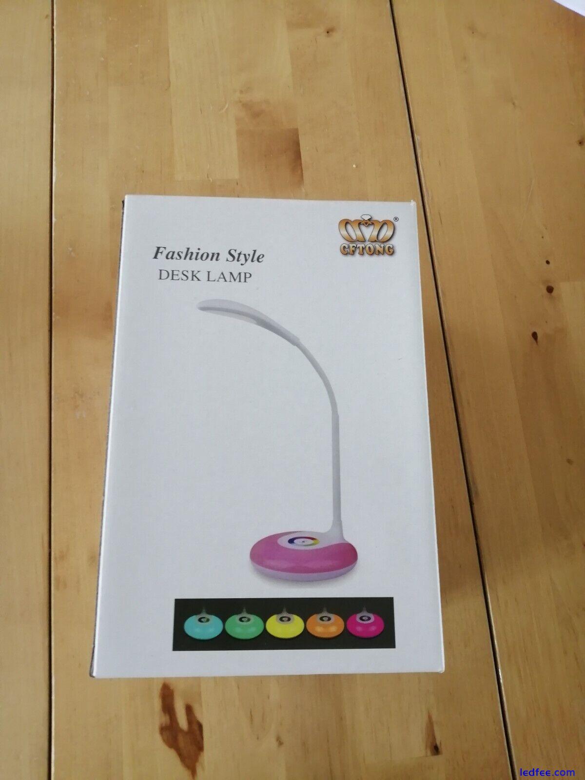 16 LED Desk Lamp With Multicoloured Base 0 