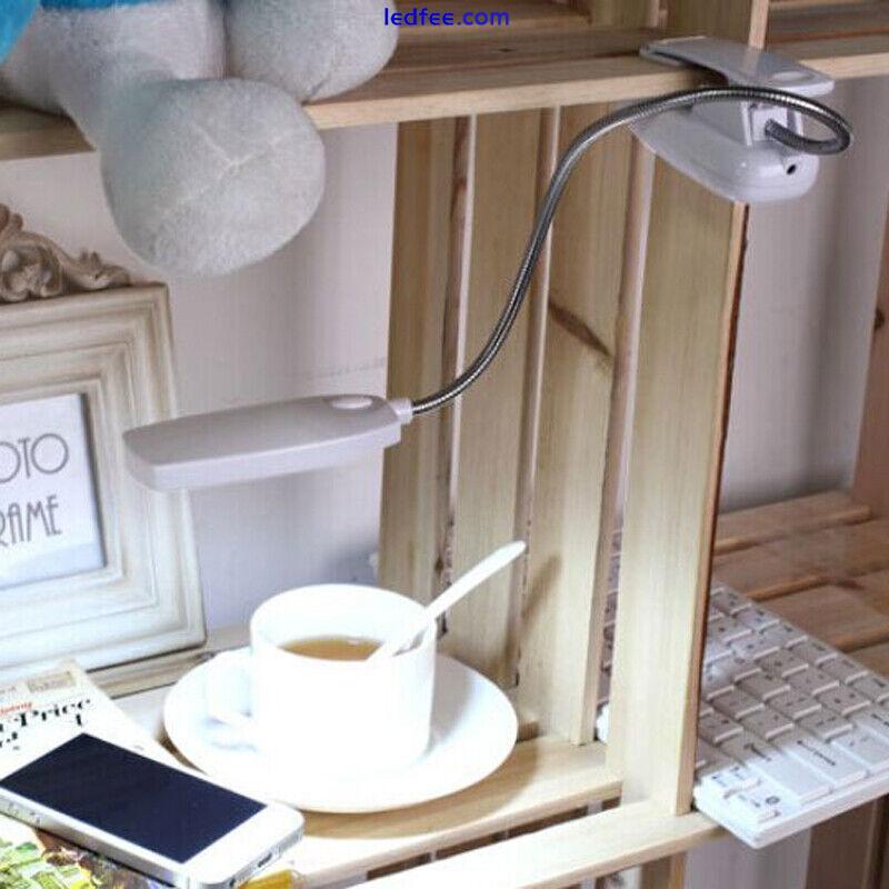 Flexible USB/Battery 28 LED Light Clip On Bed Table Desk Lamp Reading Light Lamp 2 