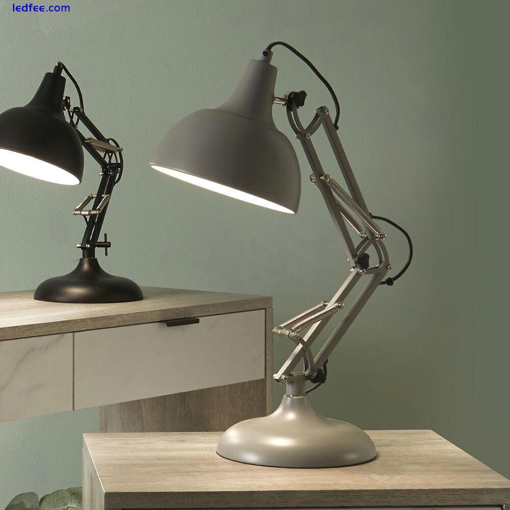 Industrial Metal Desk Lamp Table Adjustable Reading Spotlight Monitor Lights 3 