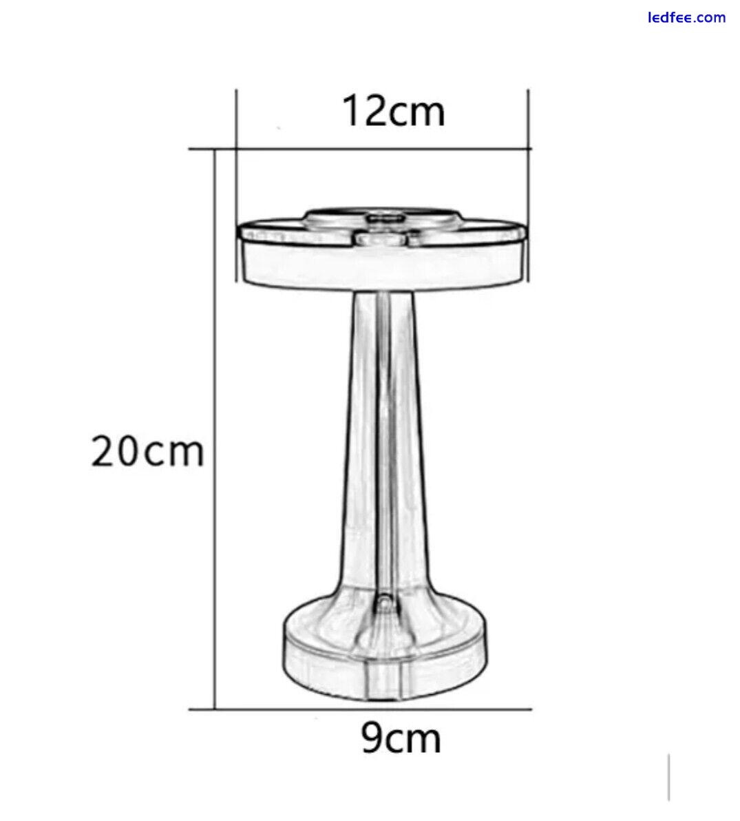 LED Desk Table Bedside Night Lamp Rechargeable Gold / 7 Day Delivery 0 