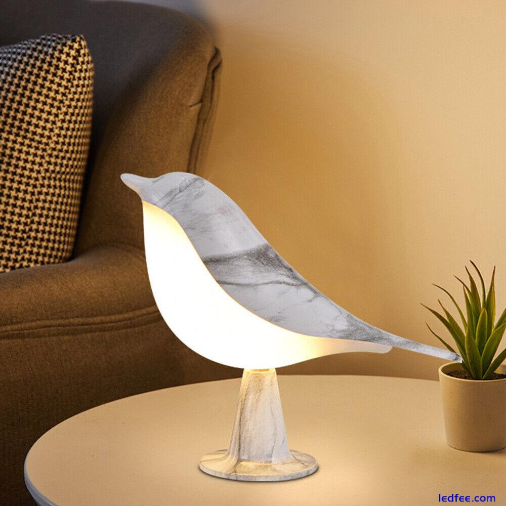Modern Magpie Bird LED Table Lamp Bedside Night Light for Bedroom Decor Lighting 5 
