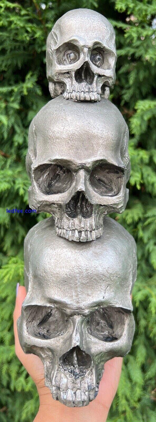 Skull Skeleton Lamps 3D LED Horror Halloween Desk Light Haunted House Ornament 2 