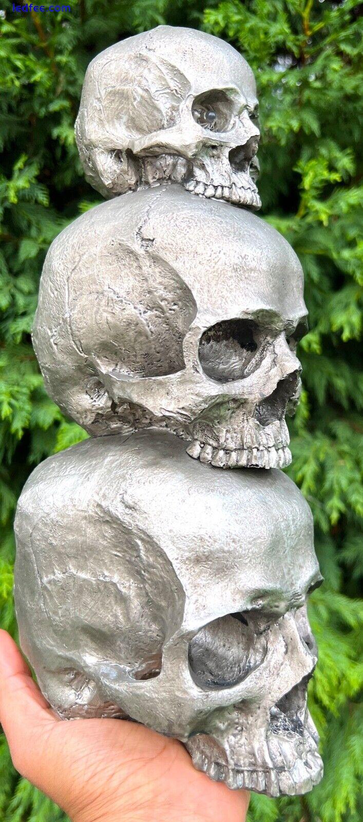 Skull Skeleton Lamps 3D LED Horror Halloween Desk Light Haunted House Ornament 1 