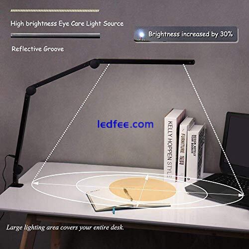 Desk Lamp LED Desk Light with Clamp Eye-Care Desk Lamp for Home Office 2 