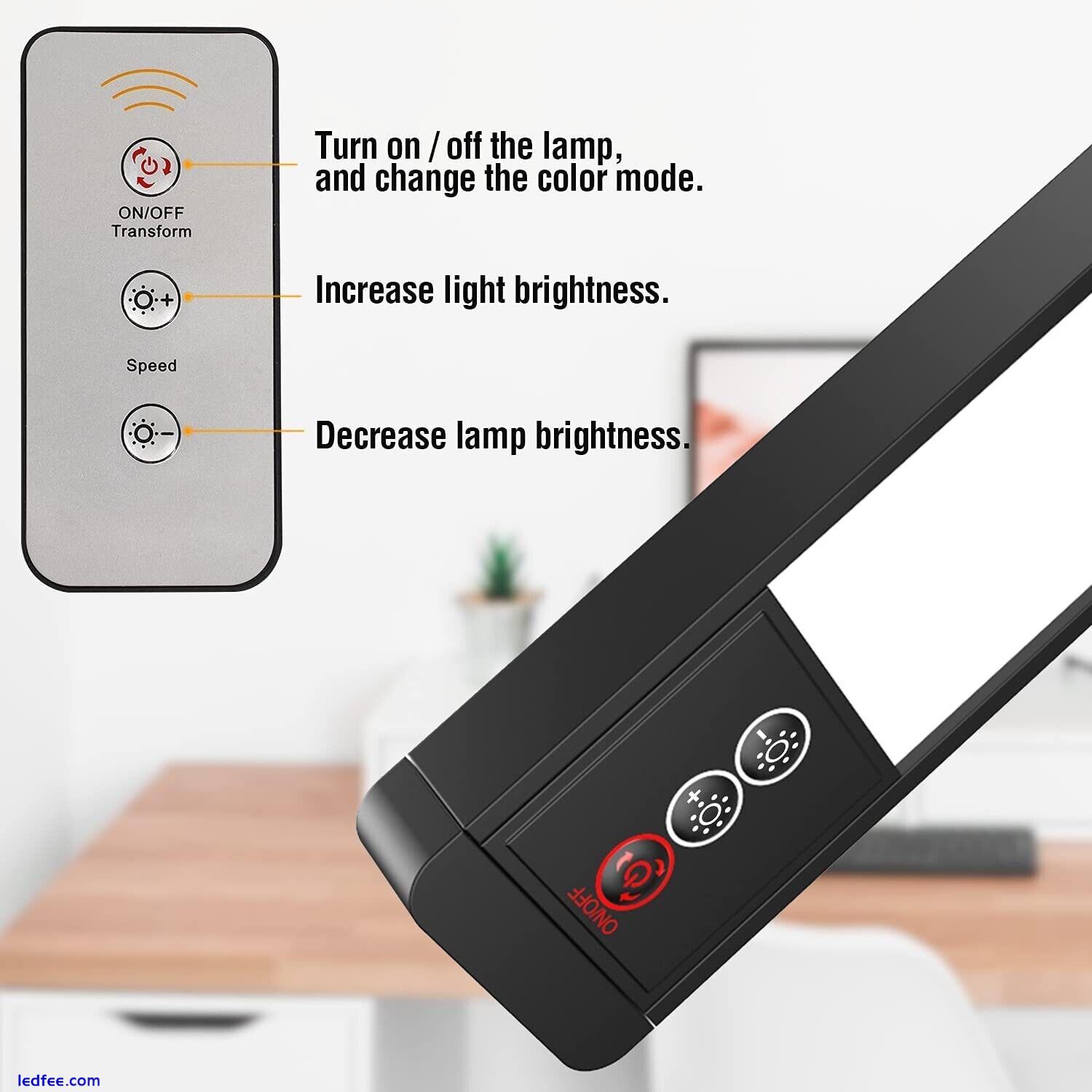 SKYLEO LED Desk Lamp with Clip, 360°Rotating Flexible Gooseneck Work Lamp...  1 