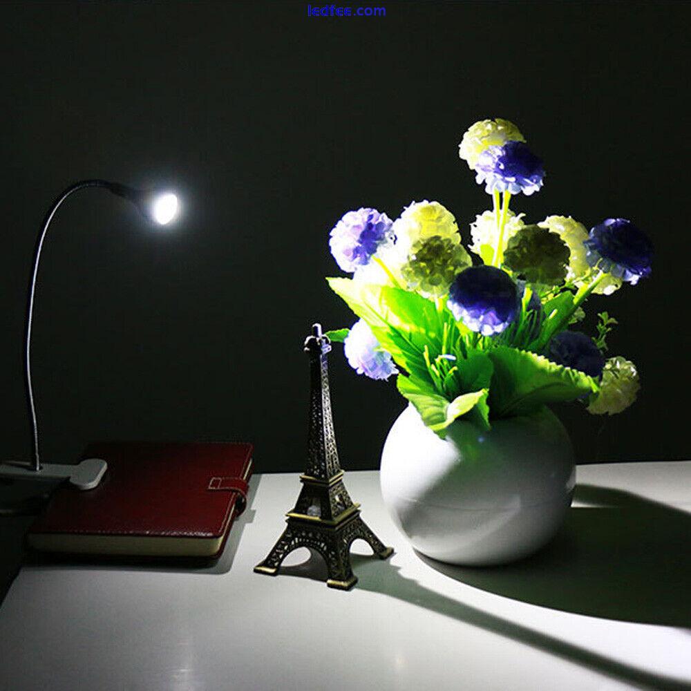 USB Clip On Flexible Bedside Table Desk Lamp Reading LED Light Bed Study Light 3 