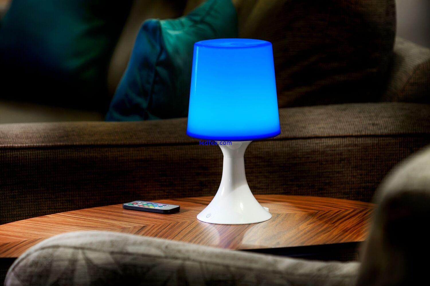 Auraglow Remote Control Colour Changing Wireless LED Mood Light Table Desk Lamp 1 