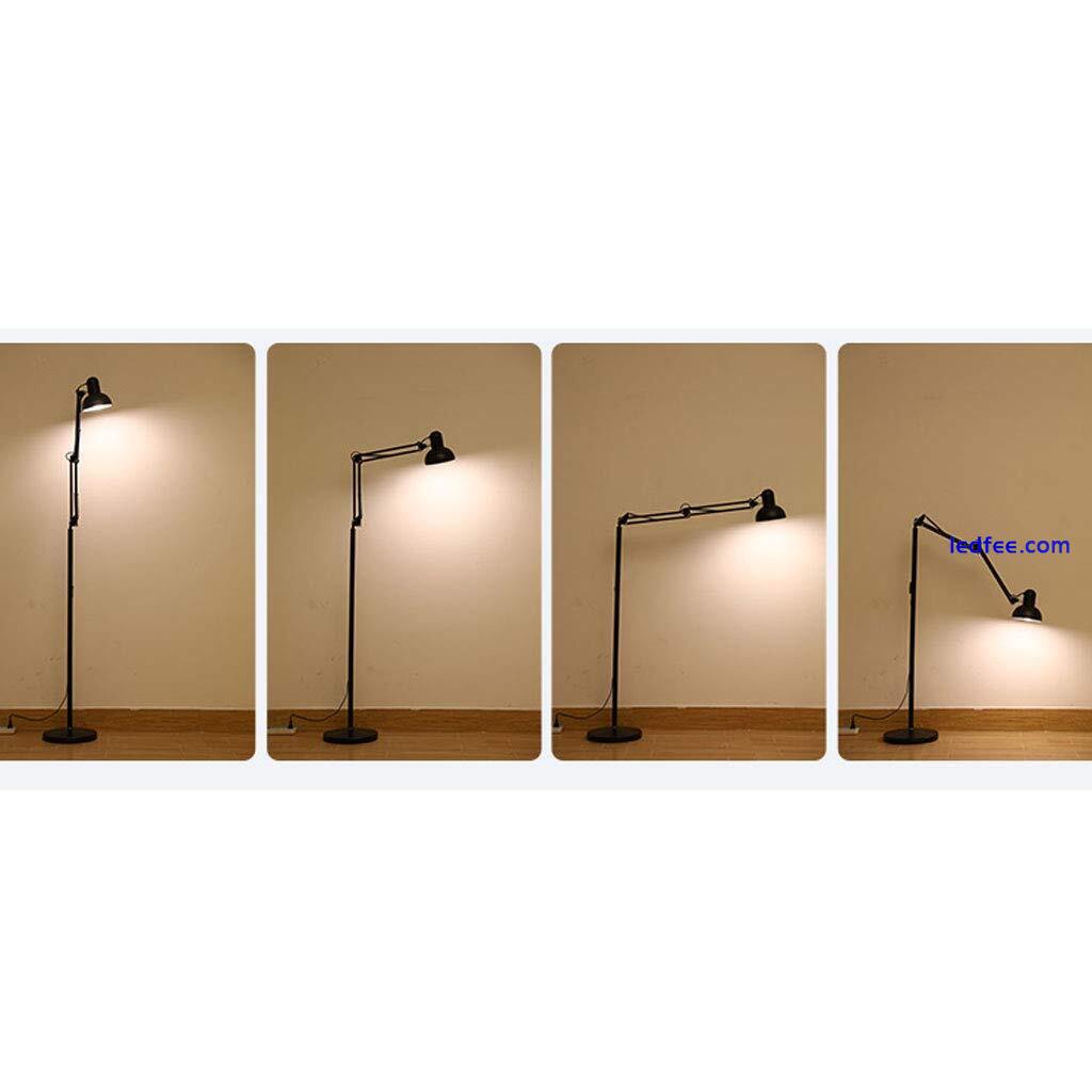 Metal Adjustable Floor Lamp Reading Task Study Desk Craft Spotlight Office Light 3 