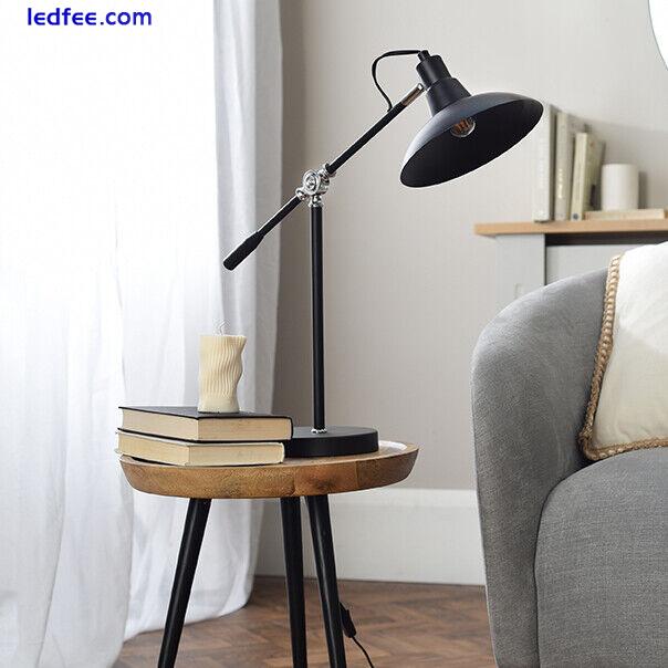 Table Lamp Industrial Adjustable Metal Desk Task Work Light LED Bulb Lighting 1 