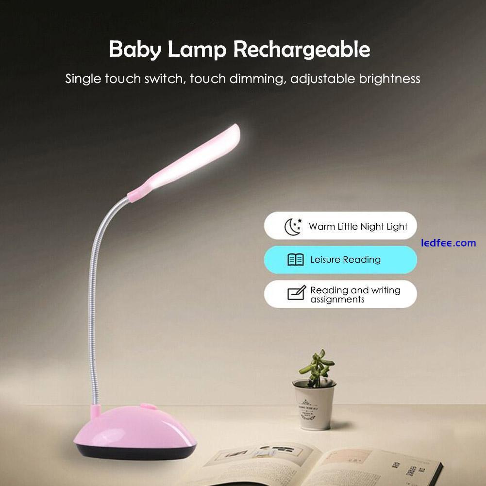 LED Desk Bedside Reading Lamp Adjustable Table Study Light, S6U9 C4V3 2 