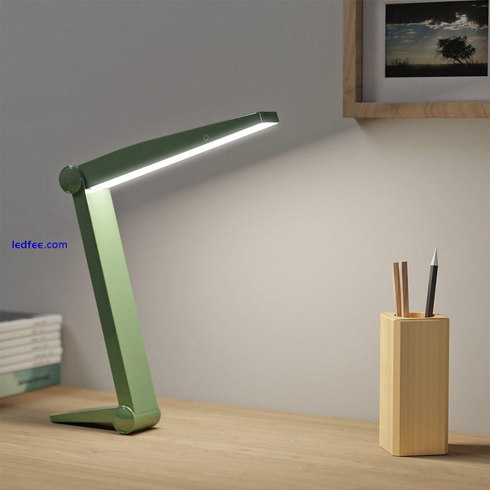 USB Rechargeable LED Desk Lamp Dimmable Book Reading Light  Home&Office 5 