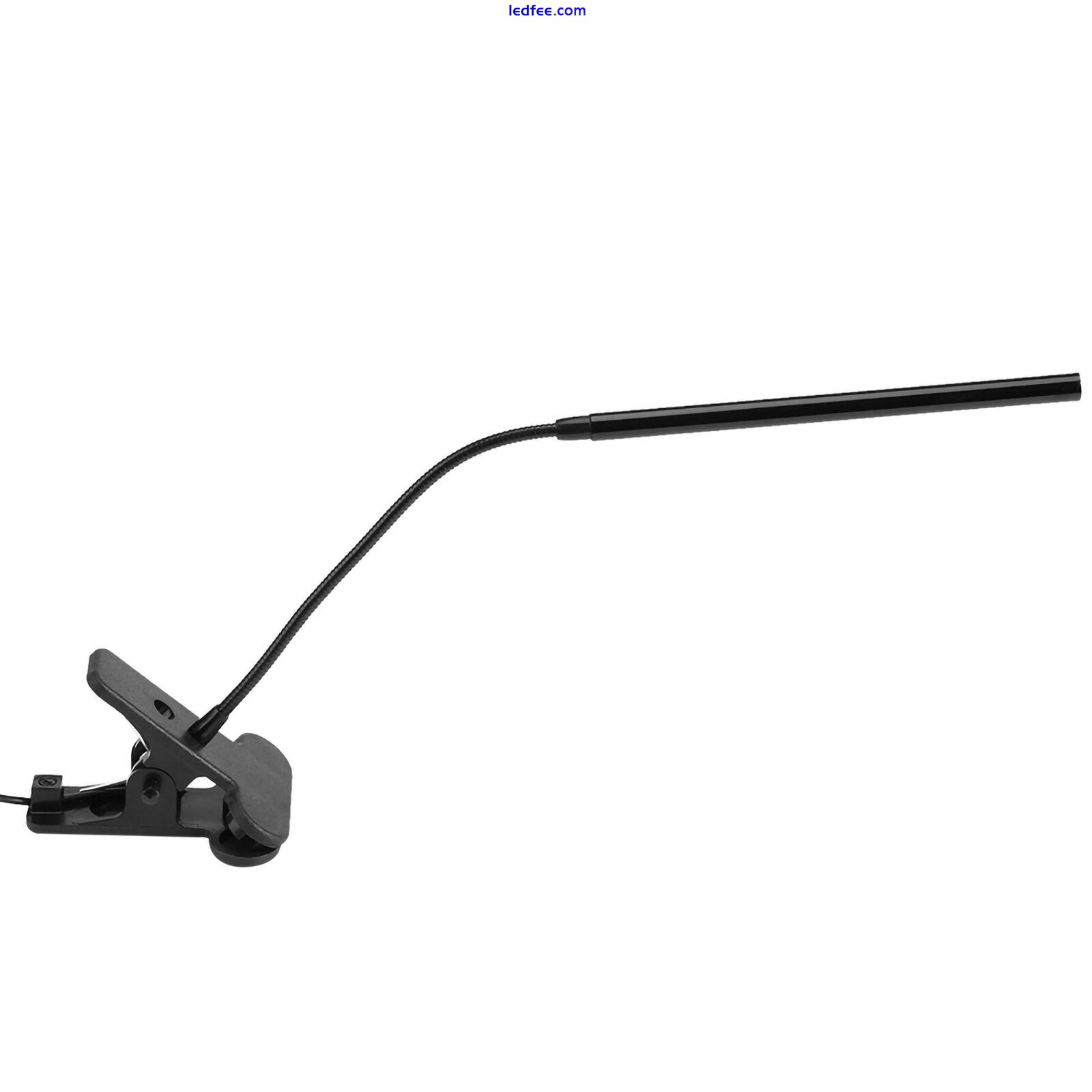 USB Rechargeable Touch Sensor LED Desk Table Lamp Flexible Clip On Book US 3 