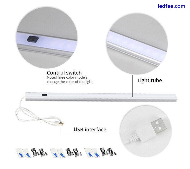 Led Reading Desk Lamp Hand Sweep Switch Control USB Led Bar Light Kids Study 5 
