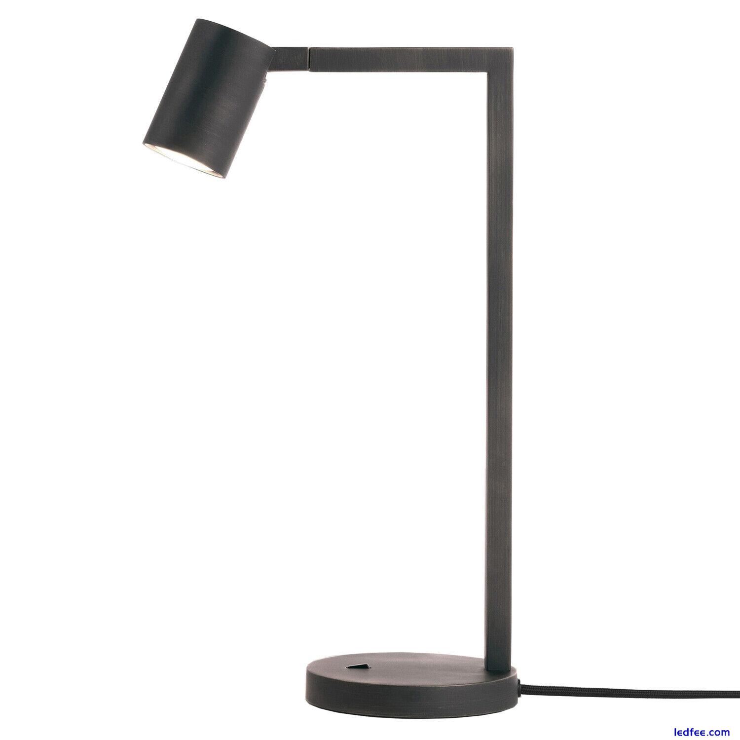 Luxury 3W LED Table Lights Study Office Reading Night Lamp Switch Plug Bedroom 3 