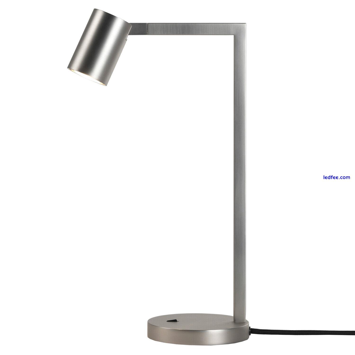 Luxury 3W LED Table Lights Study Office Reading Night Lamp Switch Plug Bedroom 5 