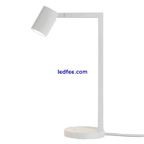 Luxury 3W LED Table Lights Study Office Reading Night Lamp Switch Plug Bedroom 4 