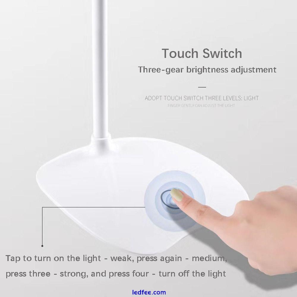Touch Sensor Eye Protection LED Desk Light Reading Lamp Table Light Dimmable 3 