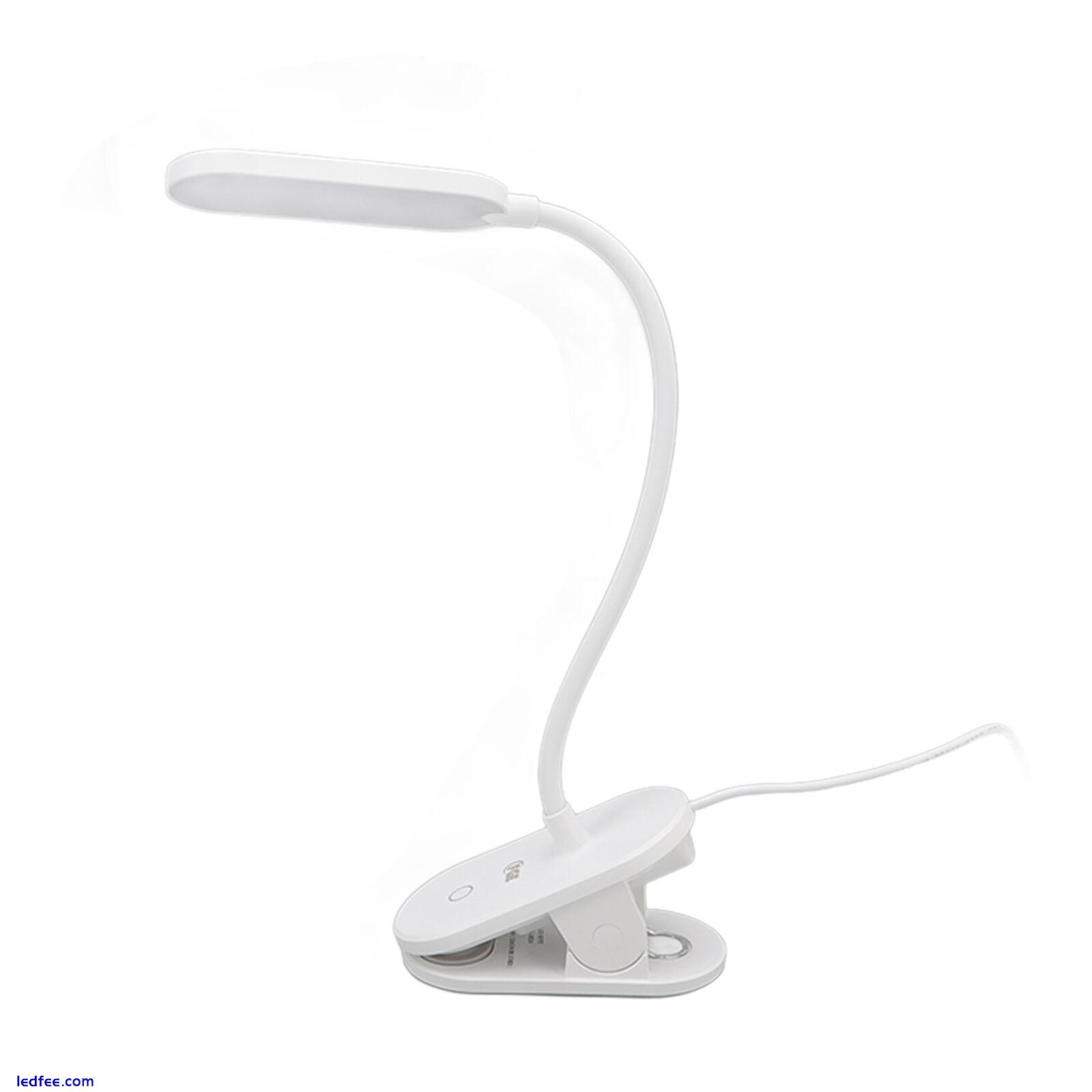 Reading Light 12 LED Reading Lamp 360 Flexible Adjustable Gooseneck Desk 2 
