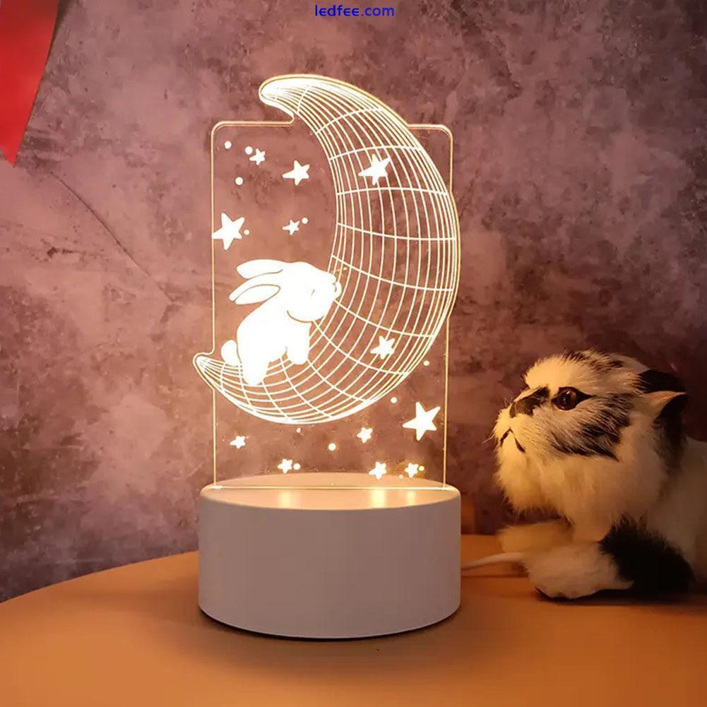 Desk LED Night Light Creative Bedroom Bedside Table Lamp Valentine's Day gift 5 