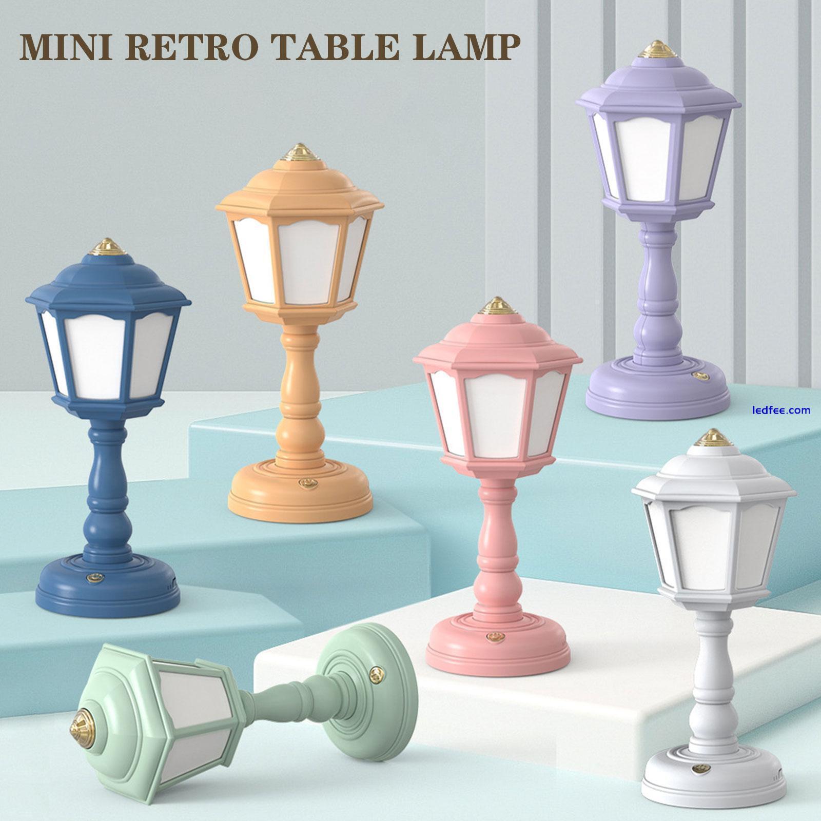 Retro LED Desk Lamp Bedside Reading Table Light USB Light Dimming Night J2R^HOT 0 
