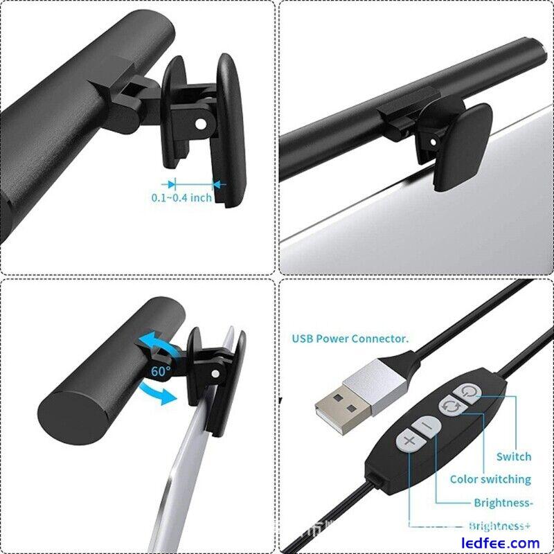 LED Light Dimmable USB Desk Lamps Monitor Laptop Screen Light Bar LED Table Lamp 5 