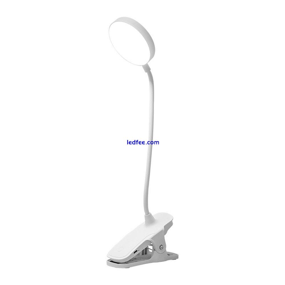 Table Desk Clip-On LED Light Rechargeable Touch Type Dimmable USB Night Lamp 4 