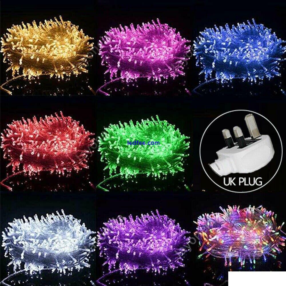 LED Mains Fairy String Lights Plug in Outdoor Garden Christmas Tree Party Lights 0 