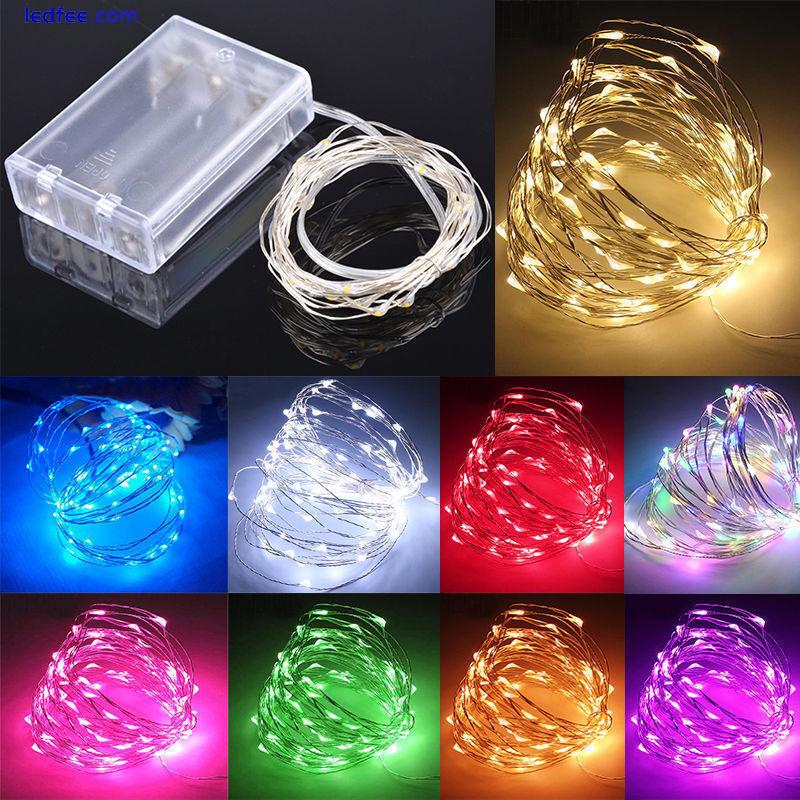 LED Mains Fairy String Lights Plug in Outdoor Garden Christmas Tree Party Lights 2 