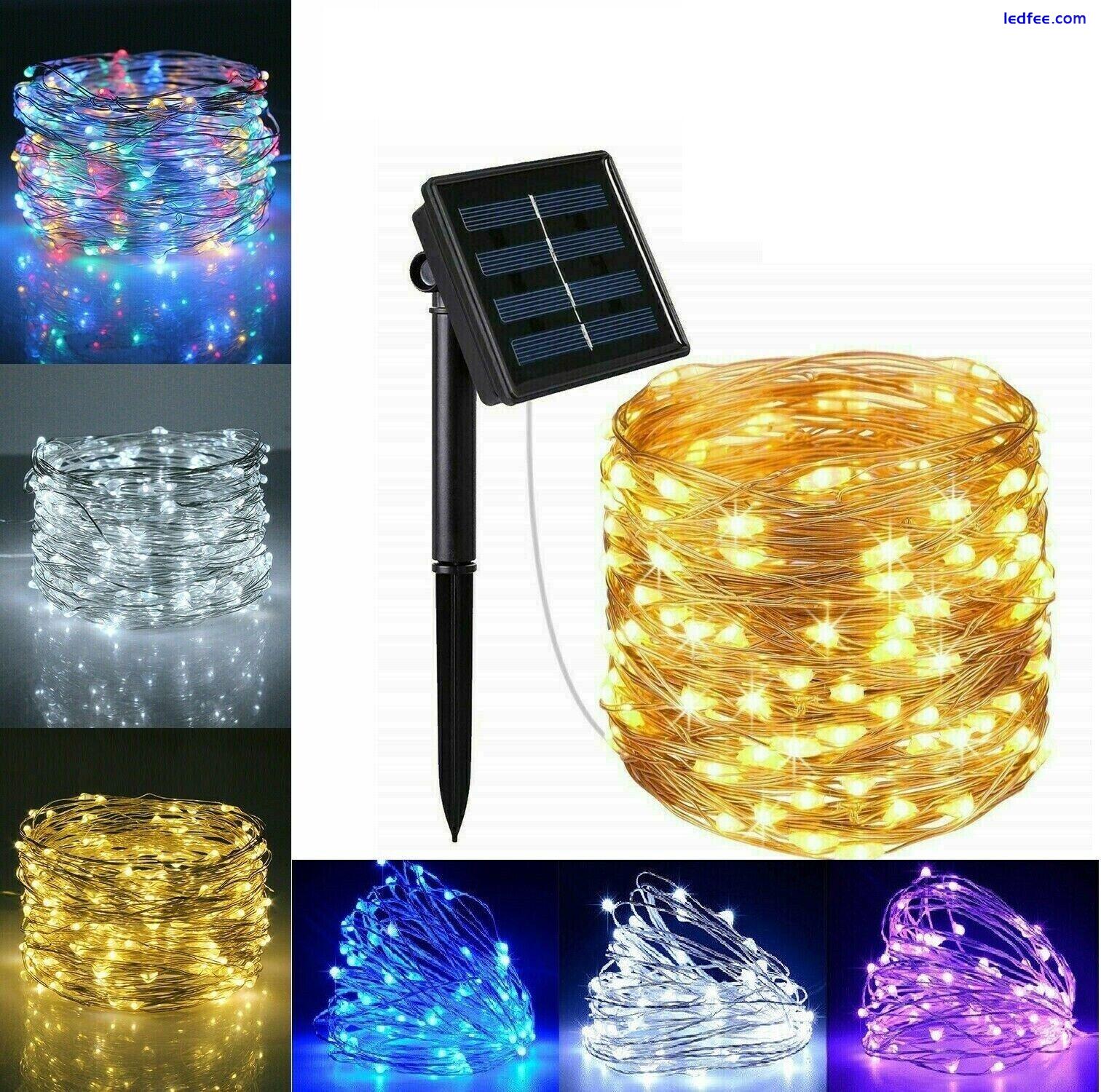 LED Mains Fairy String Lights Plug in Outdoor Garden Christmas Tree Party Lights 1 