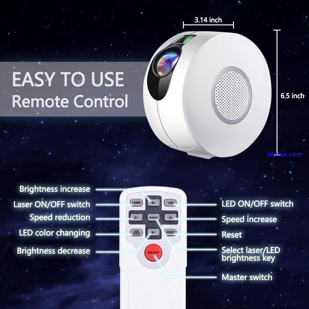 bumbur Star Lights for Bedroom, Galaxy Nebula Projector Lamp with Remote and Tim 3 