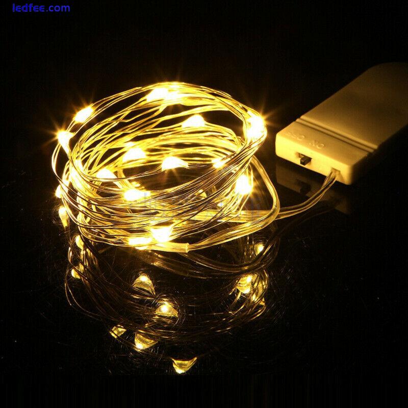 6 Pack 10/20 LED Battery Micro Rice Wire Copper Fairy String Lights Party Decor 5 