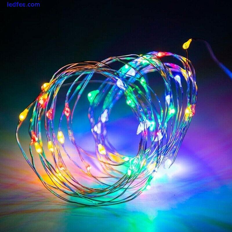 6 Pack 10/20 LED Battery Micro Rice Wire Copper Fairy String Lights Party Decor 3 