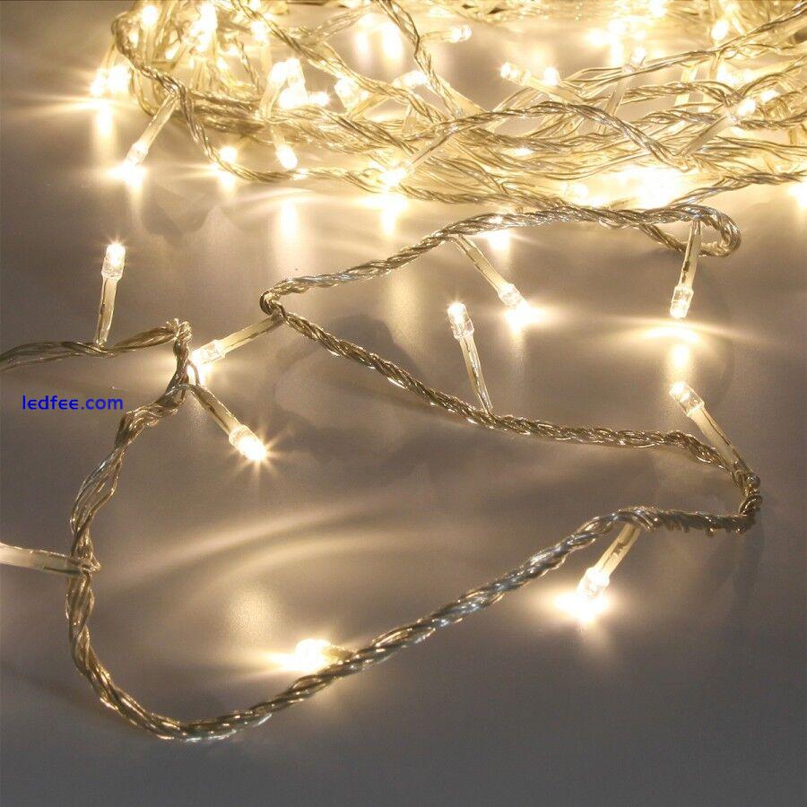 3m Warm White Mains Plug In LED Clear Cable Fairy String Indoor Lights | Bedroom 0 