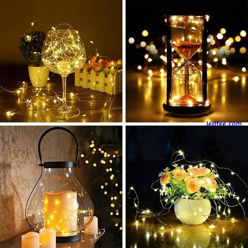 Bottle Fairy String Lights Battery  Christmas Wedding Party 2M 20 LED 5 