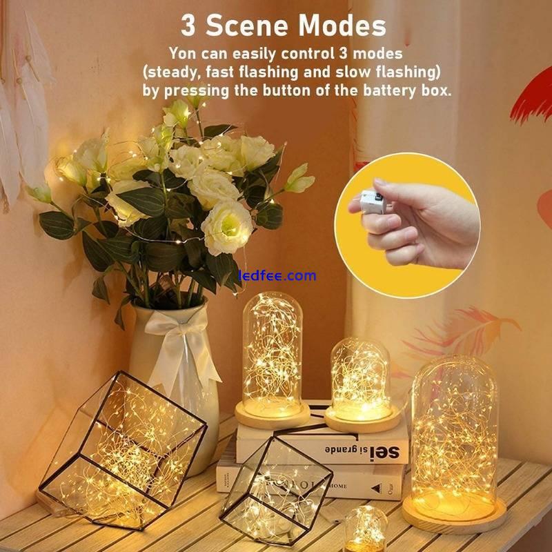 Bottle Fairy String Lights Battery  Christmas Wedding Party 2M 20 LED 3 