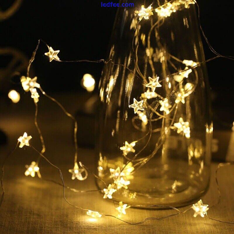 LED Star Lights Battery Garden Fairy String Micro Wedding Party Bedroom Decor  5 