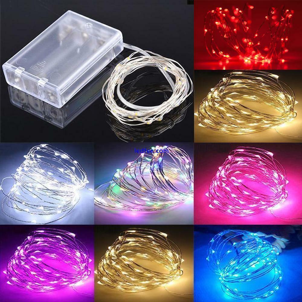 10-100M LED Mains Plug In Garden String Fairy Lights Wedding Xmas Tree Outdoor 2 