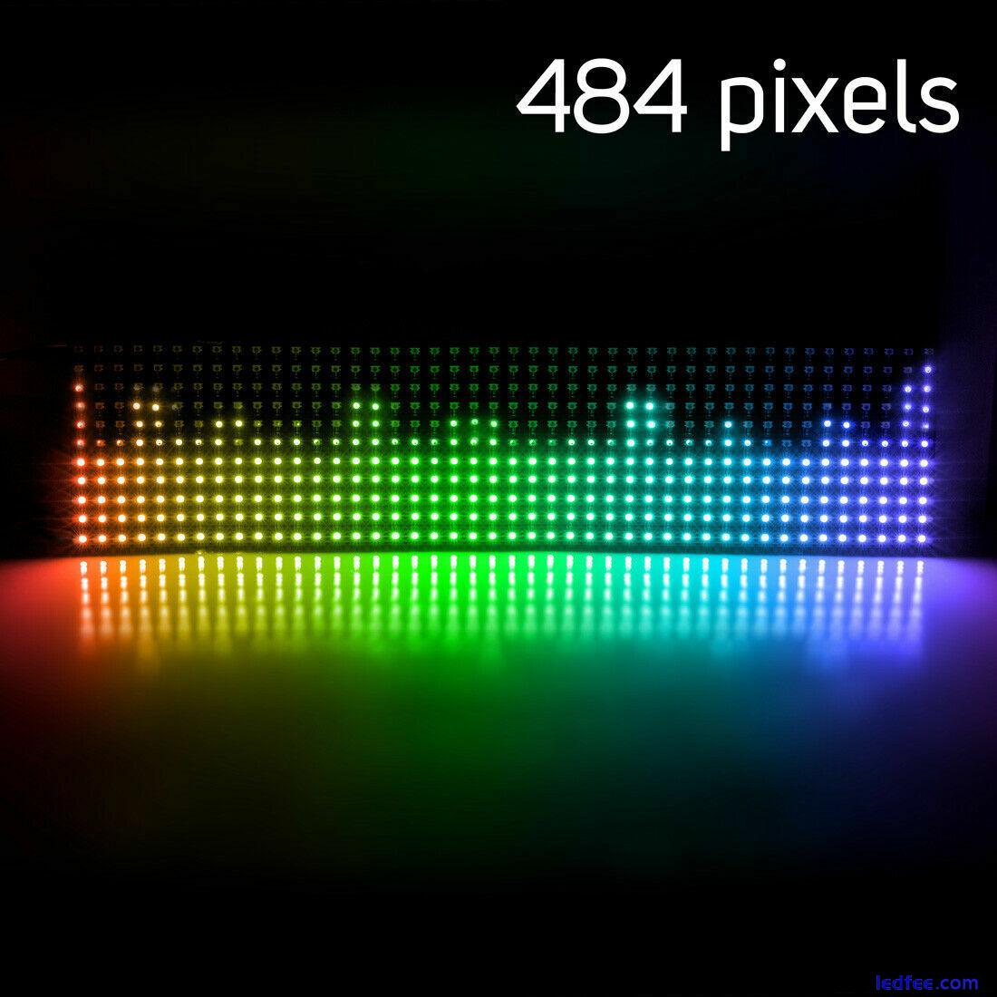 5V WS2812B RGB LED Pixel Panel Light Digital Screen Addressable 8/16/24 LED Ring 5 