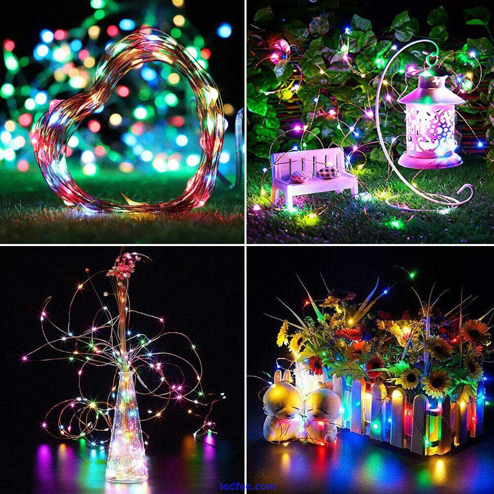 USB/battery Twinkle LED String Fairy Lights 5-20M 8Modes Xmas Party 13key Remote 4 