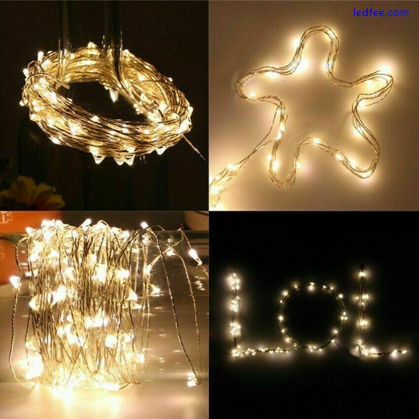 2m 5m 10m 20m USB Plug in Micro Rice Wire Copper Fairy String Party LED Lights  5 