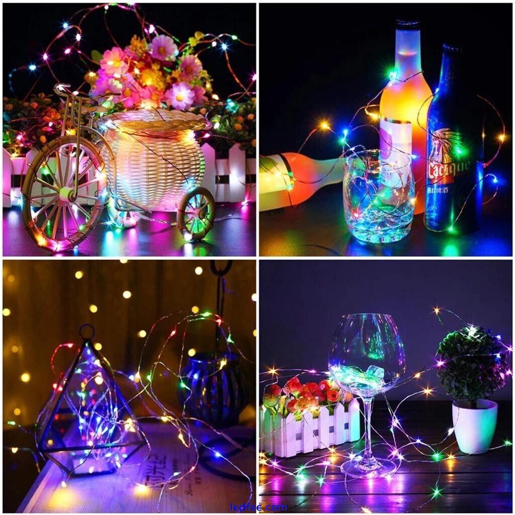 Fairy String Lights Micro Rice Copper Wire Xmas Light 3M/30LED Battery Operated 0 
